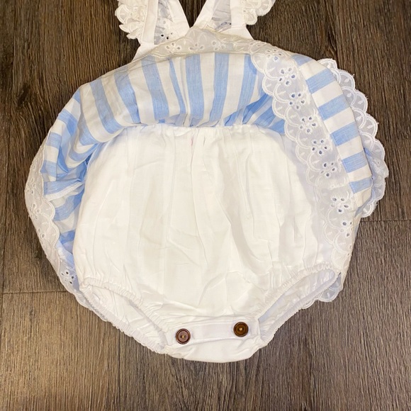 Love and Grow 12 months Anchors Aweigh Skirted Romper NWT - Picture 4 of 9